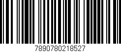 Código de barras (EAN, GTIN, SKU, ISBN): '7890780218527'