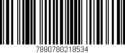 Código de barras (EAN, GTIN, SKU, ISBN): '7890780218534'