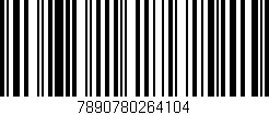 Código de barras (EAN, GTIN, SKU, ISBN): '7890780264104'