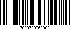 Código de barras (EAN, GTIN, SKU, ISBN): '7890780269987'