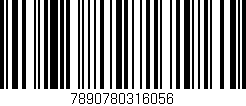 Código de barras (EAN, GTIN, SKU, ISBN): '7890780316056'