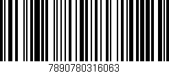 Código de barras (EAN, GTIN, SKU, ISBN): '7890780316063'