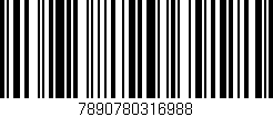Código de barras (EAN, GTIN, SKU, ISBN): '7890780316988'