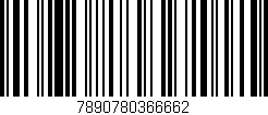 Código de barras (EAN, GTIN, SKU, ISBN): '7890780366662'