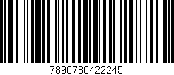 Código de barras (EAN, GTIN, SKU, ISBN): '7890780422245'