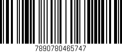 Código de barras (EAN, GTIN, SKU, ISBN): '7890780465747'