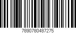 Código de barras (EAN, GTIN, SKU, ISBN): '7890780487275'
