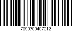 Código de barras (EAN, GTIN, SKU, ISBN): '7890780487312'
