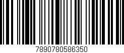 Código de barras (EAN, GTIN, SKU, ISBN): '7890780586350'