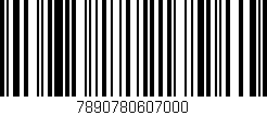 Código de barras (EAN, GTIN, SKU, ISBN): '7890780607000'