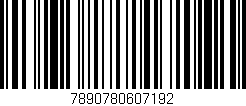 Código de barras (EAN, GTIN, SKU, ISBN): '7890780607192'