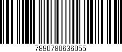 Código de barras (EAN, GTIN, SKU, ISBN): '7890780636055'