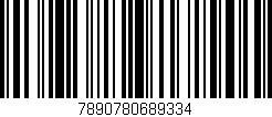 Código de barras (EAN, GTIN, SKU, ISBN): '7890780689334'