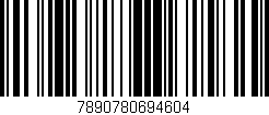 Código de barras (EAN, GTIN, SKU, ISBN): '7890780694604'