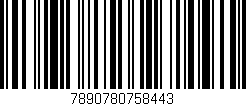 Código de barras (EAN, GTIN, SKU, ISBN): '7890780758443'