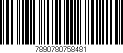 Código de barras (EAN, GTIN, SKU, ISBN): '7890780758481'