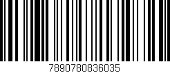 Código de barras (EAN, GTIN, SKU, ISBN): '7890780836035'