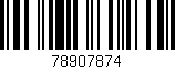 Código de barras (EAN, GTIN, SKU, ISBN): '78907874'