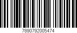 Código de barras (EAN, GTIN, SKU, ISBN): '7890792005474'