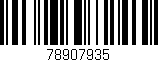 Código de barras (EAN, GTIN, SKU, ISBN): '78907935'