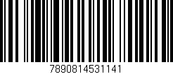 Código de barras (EAN, GTIN, SKU, ISBN): '7890814531141'