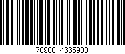 Código de barras (EAN, GTIN, SKU, ISBN): '7890814665938'