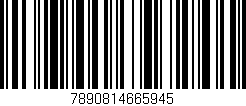 Código de barras (EAN, GTIN, SKU, ISBN): '7890814665945'