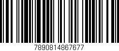 Código de barras (EAN, GTIN, SKU, ISBN): '7890814867677'