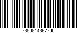 Código de barras (EAN, GTIN, SKU, ISBN): '7890814867790'