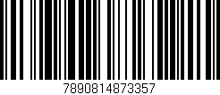 Código de barras (EAN, GTIN, SKU, ISBN): '7890814873357'