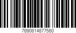 Código de barras (EAN, GTIN, SKU, ISBN): '7890814877560'