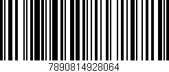 Código de barras (EAN, GTIN, SKU, ISBN): '7890814928064'