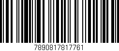 Código de barras (EAN, GTIN, SKU, ISBN): '7890817817761'