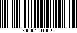 Código de barras (EAN, GTIN, SKU, ISBN): '7890817818027'
