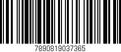 Código de barras (EAN, GTIN, SKU, ISBN): '7890819037365'
