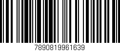 Código de barras (EAN, GTIN, SKU, ISBN): '7890819961639'