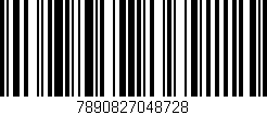 Código de barras (EAN, GTIN, SKU, ISBN): '7890827048728'
