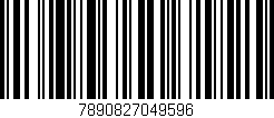 Código de barras (EAN, GTIN, SKU, ISBN): '7890827049596'