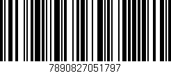 Código de barras (EAN, GTIN, SKU, ISBN): '7890827051797'