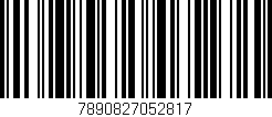Código de barras (EAN, GTIN, SKU, ISBN): '7890827052817'