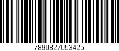 Código de barras (EAN, GTIN, SKU, ISBN): '7890827053425'