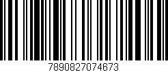 Código de barras (EAN, GTIN, SKU, ISBN): '7890827074673'
