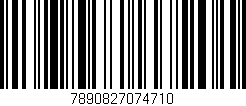Código de barras (EAN, GTIN, SKU, ISBN): '7890827074710'