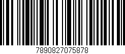 Código de barras (EAN, GTIN, SKU, ISBN): '7890827075878'
