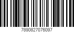 Código de barras (EAN, GTIN, SKU, ISBN): '7890827076097'