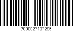 Código de barras (EAN, GTIN, SKU, ISBN): '7890827107296'