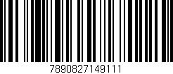 Código de barras (EAN, GTIN, SKU, ISBN): '7890827149111'