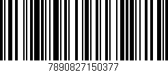 Código de barras (EAN, GTIN, SKU, ISBN): '7890827150377'