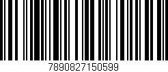 Código de barras (EAN, GTIN, SKU, ISBN): '7890827150599'