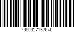 Código de barras (EAN, GTIN, SKU, ISBN): '7890827157840'